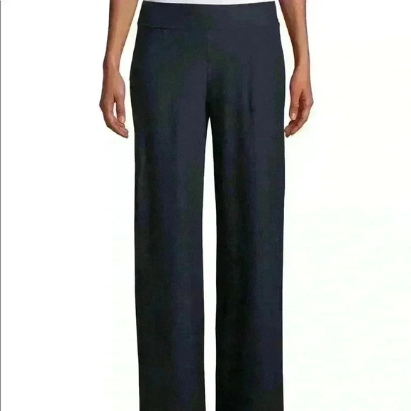 Eileen Fisher Stretch Crepe Modern Straight Leg. - Picture 1 of 9